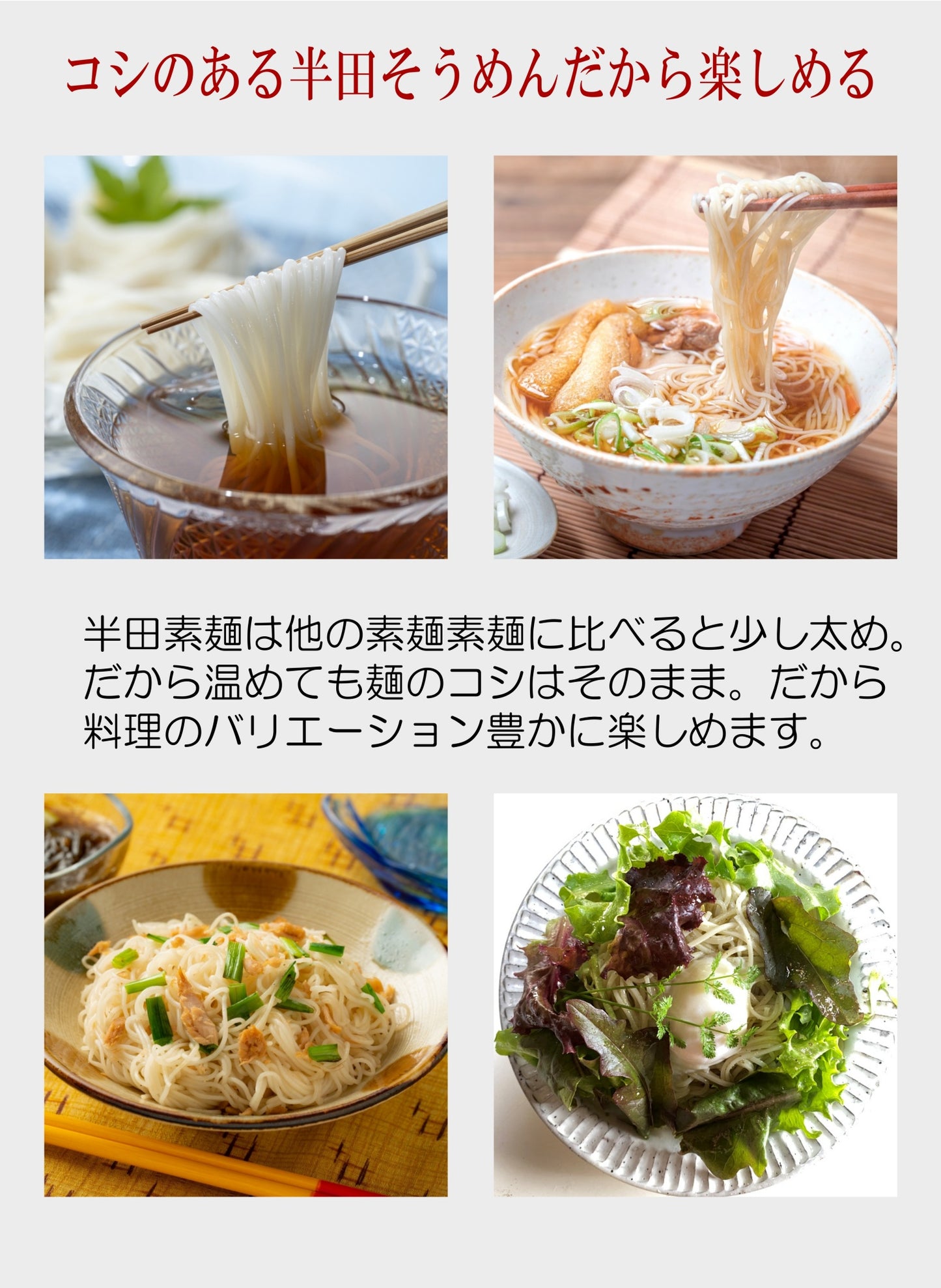 麺通を唸らせる!半田手延べそうめん ご家庭用/プチギフト 少し太めの麺 徳島県 270年の歴史 昔ながらの手延べ製法に腰の強さを工夫