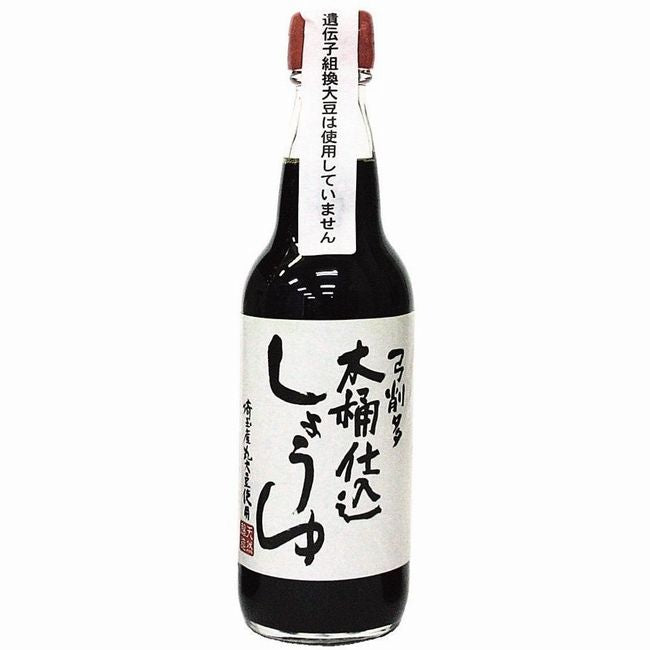 まろやかで深い旨味 弓削多醤油 木桶仕込み醤油 360ml × 5本 無添加 天然醸造 国産 木桶仕込み こいくち しょうゆ 濃口醤油 濃口 丸大豆仕込 埼玉 】国産小麦、国産大豆使用