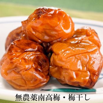 南高梅 無添加梅干しのねり梅/120g×3本 天日塩漬け 無農薬 無化学肥料自然栽培 紀州産南高梅 梅干し