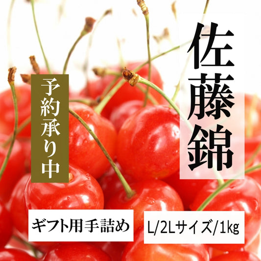 青森県産 さくらんぼ 佐藤錦 秀品 1kg L～2Lサイズ 農家直送 お中元 ギフト 83歳現役農家が育てた 数量限定 20年で最高の出来
