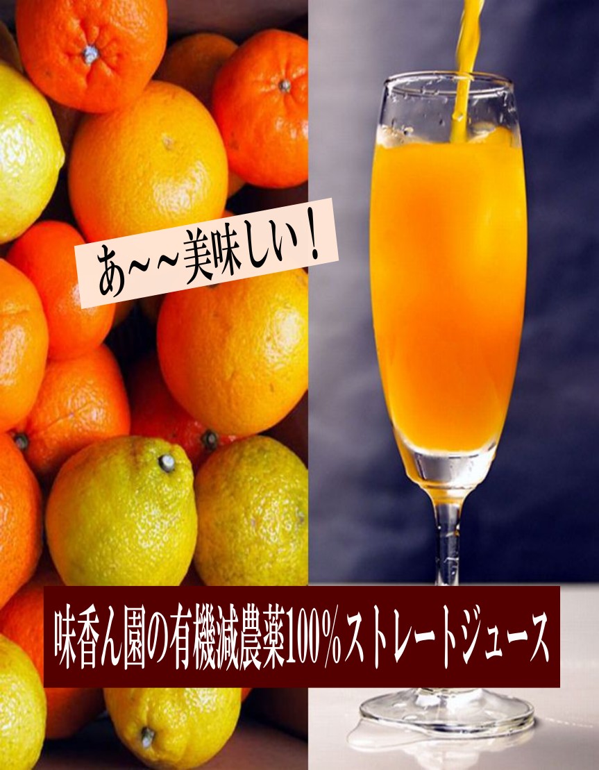 夏・お中元ギフト 果汁100％ ストレートジュース 720ml-4本入り 有機減農薬栽培  飲む果実 ジュース詰め合わせ  フルーツを食べてる美味しさ オレンジジュース 愛媛ミカン ジュース フルーツジュース 果物 八幡浜 4種類の柑橘